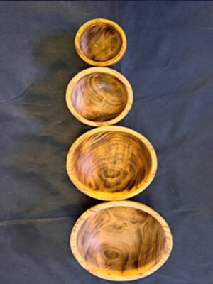 Oval Wooden Bowls